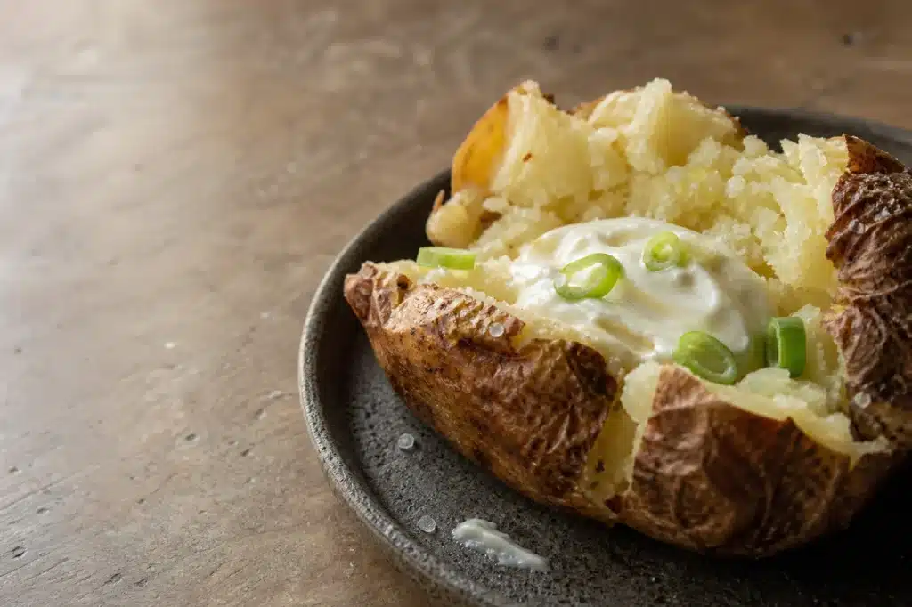 Patate farcite con Bimby® e friggitrice ad aria