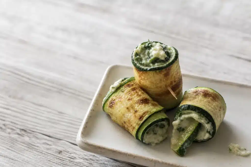 Involtini di zucchine con Bimby® e friggitrice ad aria