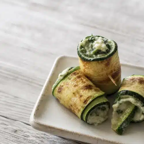 Involtini di zucchine con Bimby® e friggitrice ad aria